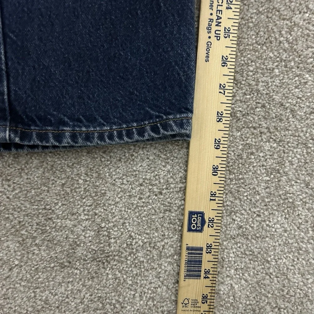 VTG Levis 505 Men's 34x30 Straight Leg Distressed‎ Denim Red Tab Made In USA